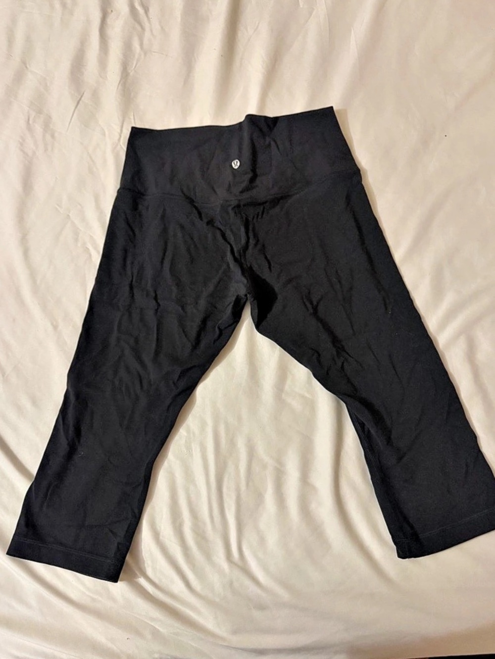 lululemon Align High-Rise Crop 21" Black Leggings Size 10